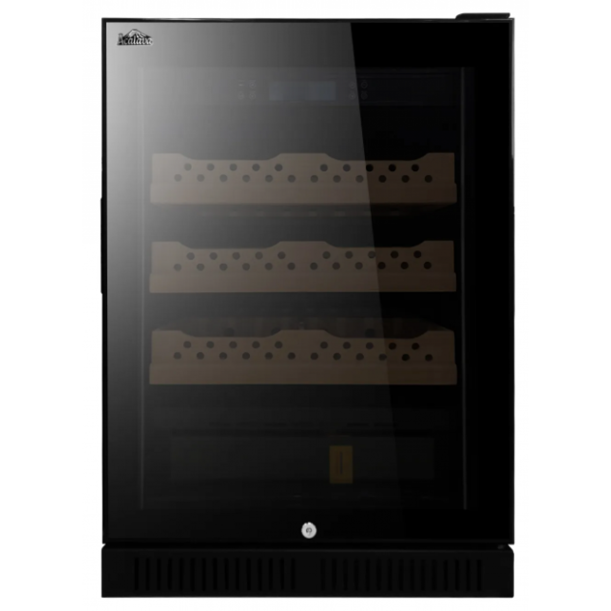 Acalava ALCH-135L-BK 135L 恆溫壓縮制冷保濕雪茄櫃 - 500支裝、雪松木、靜音避震